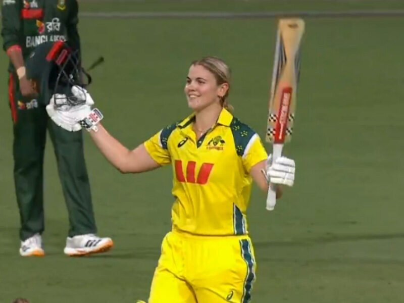 Georgia Voll’s unbeaten ton powers Australia to series win against Bangladesh