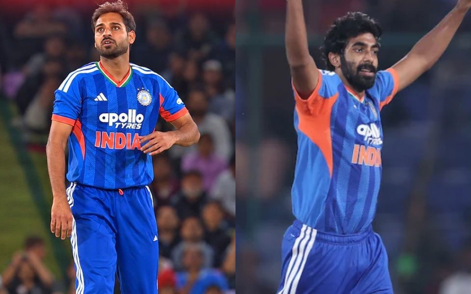 Bhuvneshwar Kumar vs Jasprit Bumrah T20I stats comparison