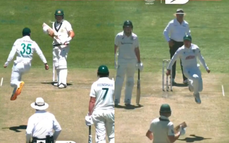 [WATCH] Matthew Breetzke’s kangaroo le celebration after Labuschagne’s wicket goes viral