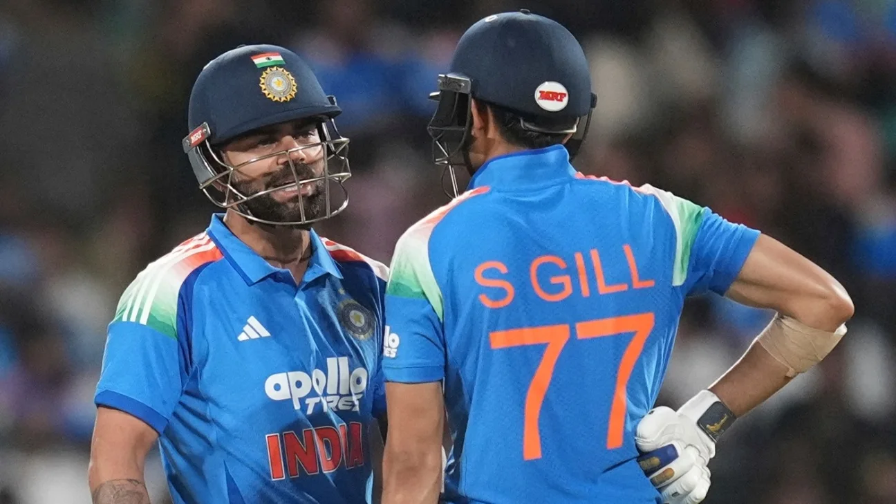 Kohli closes in on Gill at the top of men’s ODI batters’ rankings
