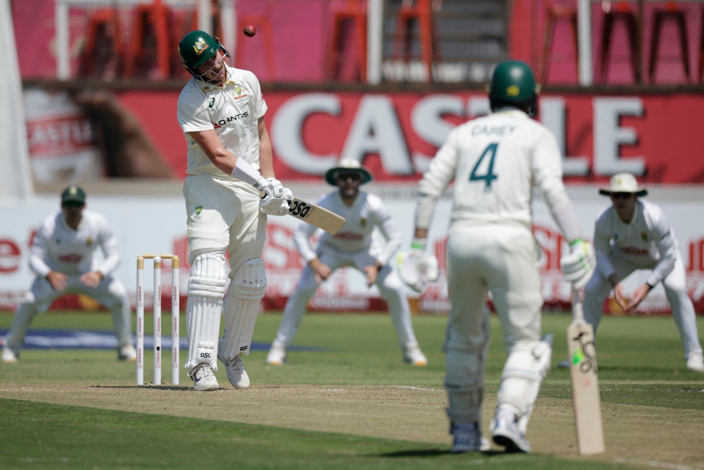 Australia struggle as Nortje and Jansen make their mark
