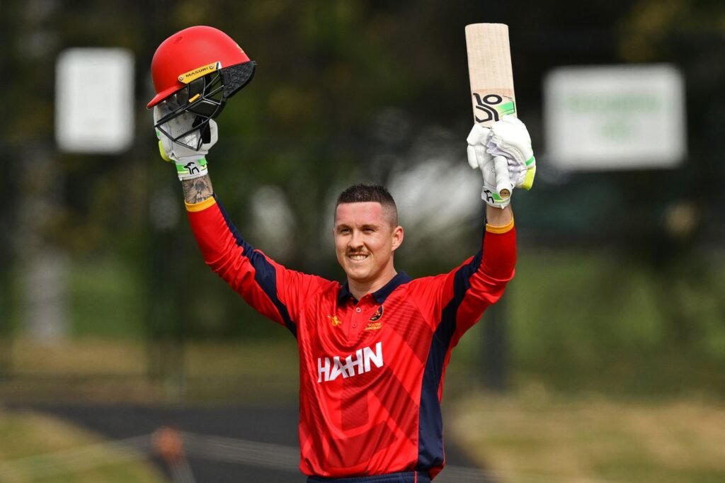 Gilkes century, Wadia, Agar wickets help South Australia thump Victoria