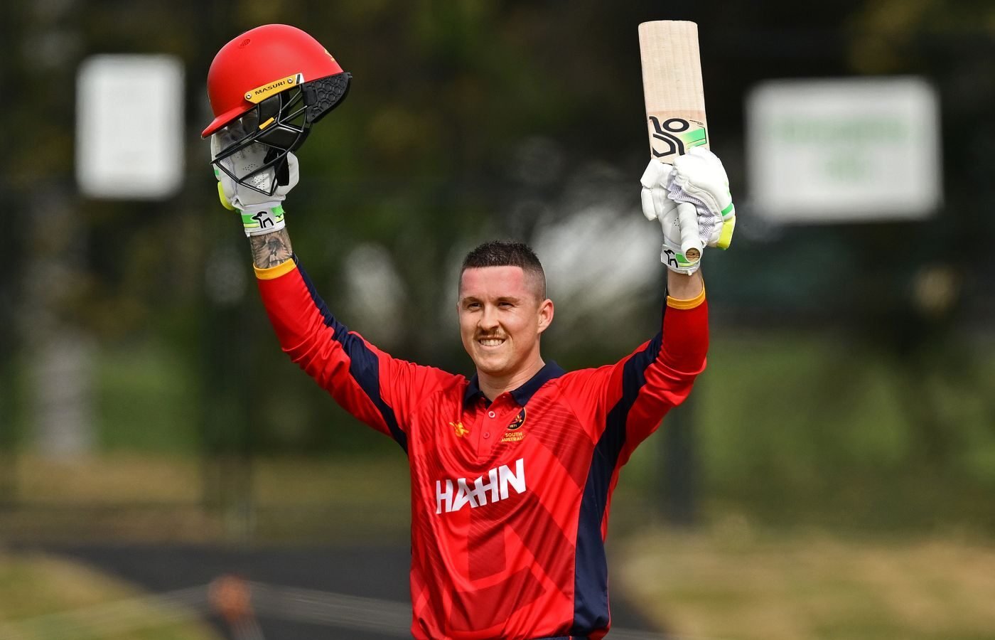 Gilkes century, Wadia, Agar wickets help South Australia thump Victoria