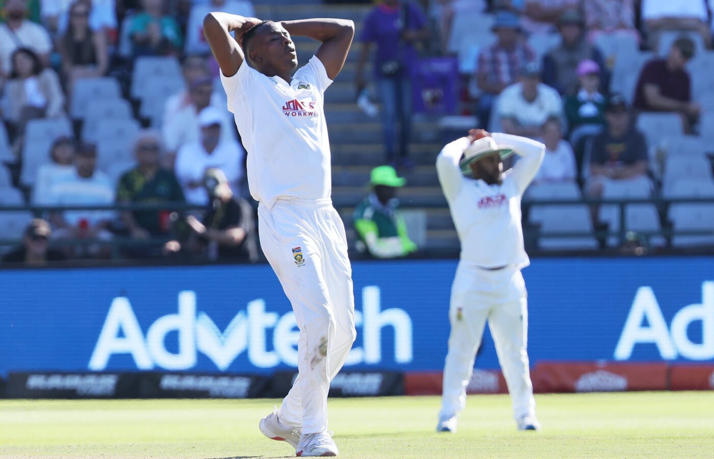 SA feel the strain as Rabada battles stomach cramps, Jansen back stiffness